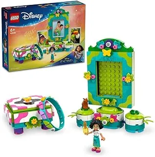 مجموعة ألعاب مكعبات البناء وإطار الصور وصندوق المجوهرات من LEGO® Disney Encanto Mirabel 43239؛ ألعاب للأولاد والبنات والأطفال (334 قطعة)