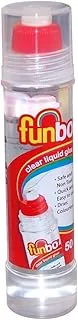 Funbo Liquid Glue 12-Piece Box 50 ml, Clear