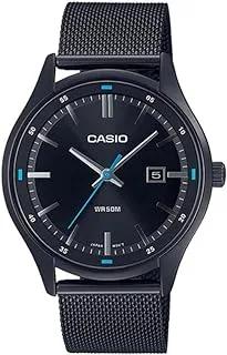 Casio Men's Watch - MTP-E710MB-1AVDF Black Dial, Black Band