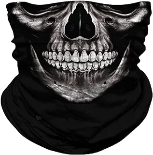 Seamless Neck Gaiter Shield Scarf Bandana Face Mask Seamless UV Protection for Motorcycle Cycling Riding Running Headbands