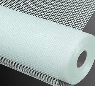 Biella™ Fiber Mesh Glass Coated Roll 100 Gsm for Waterproofing, Roof/Crack Patch/Wall Repair, Wall Coating/Plastering mesh, Chicken mesh (40 Inch X 35 Meter).