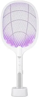 AWH Bug Zapper Racket, Rechargeable Electric Fly Swatter & Mosquito Swatter (1200mAH), Effective 2-in-1 Insect Elimination