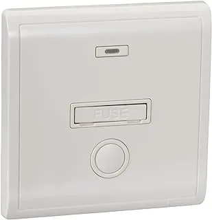 Schneider Electric Pieno 1 Gang 13A Fused Connection Unit with Neon, White