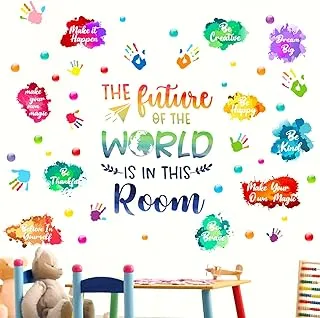 BPA®Kids Wall Decals Classroom Decals Colorful Inspirational Wall Decals Daycare Decals Playroom Wall Decor Motivational Wall Decals Positive Saying Sticker Splatter Wall Sticker