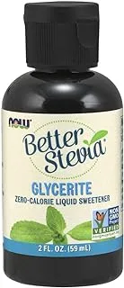 Now Foods BetterStevia Glycerite، مُحلي سائل خالي من السعرات الحرارية، 2 أونصة (60 مل)