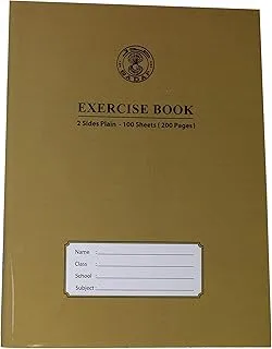 EXERCISE BOOK 2 SIDE PLAIN 200 PAGES