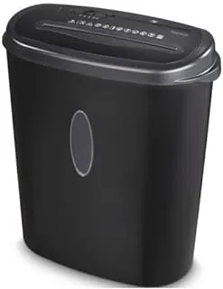 Hama 73050543 Home X10CD Cross Cut Document Shredder with Security Level E3 P4 T4, 15 Liters Capacity, Black