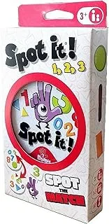 Zygomatic Spot It! 1,2,3 Card Game (Eco-Blister)| Matching Game | Fun Kids Game for Family Game Night | Travel Game for Kids | Great Kids Gift | Ages 3+ | 1-5 Players | Avg. Playtime 10 Mins | Made by