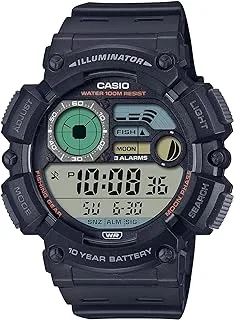 Casio Men's Watch - WS-1500H-1AVDF Clear Dial, Black Band