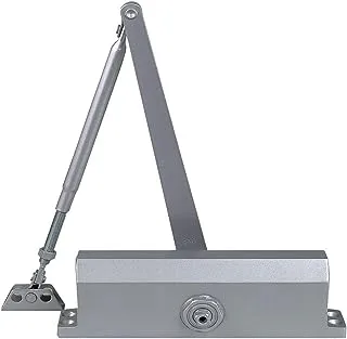 Dynasty Door Closer, Commercial Grade Size 3 Spring, Hydraulic Automatic Series 3000 Door Closer Sprayed Aluminum