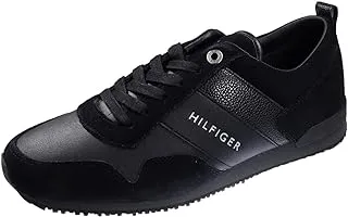 Tommy Hilfiger Iconic Leather Suede Mix Runner mens Low-Top Sneakers