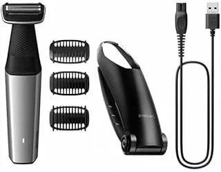 Philips Bodygroom Series 5000 ماكينة تشذيب منطقة الفخذ والجسم يمكن استخدامها أثناء الاستحمام BG5021/15.2 سنة ضمان