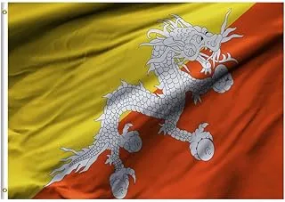 BPA® Bhutan Flag For Indoor Outdoor Home, Office & Events (80x140cm)