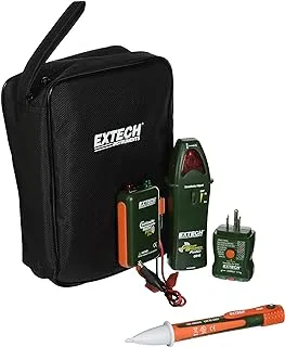 Extech - 1218G95EA CB10-Kit مجموعة أدوات استكشاف الأخطاء وإصلاحها الكهربائية المفيدة مع 5 وظائف