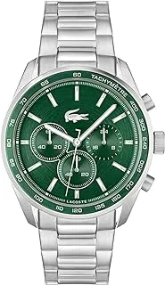 Lacoste MEN'S GREEN DIAL STAINLESS STEEL BRACELET WATCH - 2011346