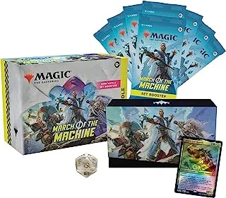 Magic: The Gathering March of the Machine Bundle, 8 Set Boosters and Accessories