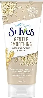 ST. Ives 170ml Gentle Smoothing Oatmeal Scrub & Mask, 170 ml (Pack of 1)