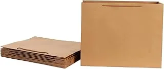 REDDOTGIFT® 10-Pack Shopping Paper Bags Kraft Plain Paper Bags 250gsm thickness paper bags with Rope Handle (Kraft, H40*50 * 15cm)