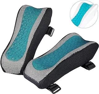 BEAUTRIP Ergonomic Armrest Pads- Office Chair Arm Rest Cover Pillow - Elbow Support Cushion for Computer, Gaming and Desk Chairs (Set of 2)