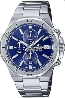 Casio Edifice Men's Watch - EFV-640D-2AVUDF Blue Dial, Silver Band