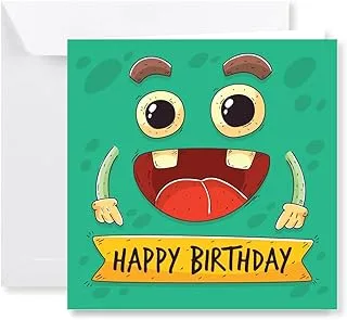 Greeting Card - Birthday | HAPPY BIRTHDAY! | Alien | S3 | SharetheLove (Classic A5)