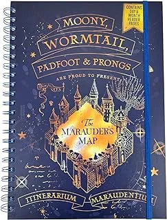 HARRY POTTER - MARAUDERS MAP (A4 WIRO NOTEBOOK) - Multi-Colour