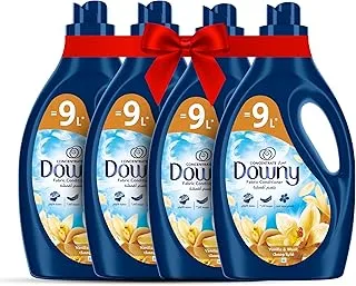 Downy Fabric Conditioner, Concentrate, Vanilla & Musk Variant, Color Protection, More Softness, Longer Lasting Freshness, 3L, Pack of 4