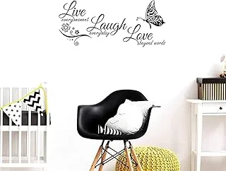 Bpa Live Laugh Love Wall Decal Motivational Quotes for Bedroom Decor