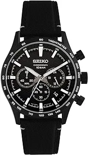 Seiko Men's Analog Quartz Watch with Nylon Strap SSB417P1