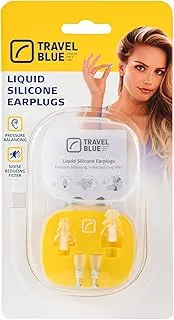 Travel Blue Corded Liquid Silicone Earplugs