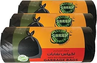 Earth Green Choice Bio-Degradable Garbage bags 30 Gallons Small, 60x90 Cms, 60 Bags, 3x20