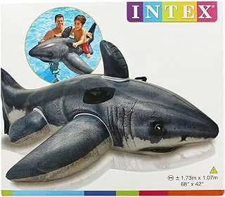 Intex - White Inflatable Shark to Overlap