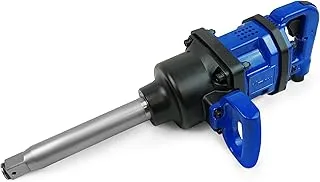 VTOOLS Air Impact Wrench 1Inch, Max Torque 2800Nm, Up to 3500RPM, Twin Hammer, Lightweight, Heavy Duty Impact Gun for Auto Repair, Changing Tires and Automobile, 2 Years Warranty, blue, VT6105