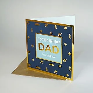 Greeting Card | BIRTHDAY | IT'S YOUR BIRTHDAY DAD | SharetheLove (Foil Card)