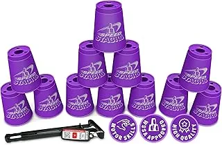 Speed Stacks | Official Sport Stacking Set, Blue - 12 Cups and Holding stem