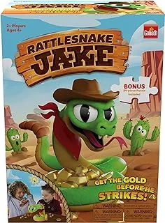 Rattlesnake Jake - Get The Gold Before He Strikes! Game - Includes A Fun Colorful 24pc Puzzle by Goliath