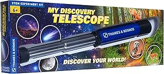 Thames & Kosmos | 676919 | My Discovery Telescope 12X Optical Magnification | Watch Wildlife and View The Stars At Night | Nature Discovery | Ages 6+