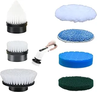 Leebein Electric Spin Scrubber Replacement Brush Heads, 7pcs Extra Brush Accessories Kit for All Brands of OEM ANS-8050 & ANS-8051 Cordless Cleaning Brush (Not Compatible with YMG-818 Version)