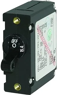 BLUE SEA CIRCUIT BREAKER AA1TOGGLE 15A BLK