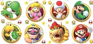 RoomMates RMK5224SCS Super Mario Character Peel and Stick Wall Decals