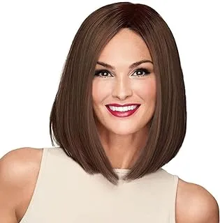 Raquel Welch Current Events Long Textured Bob Wig, Average Size Cap, Rl4/6 Black Coffee