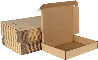 100 PACK Double Wall Shipping Boxes 10 x10 x 3 Inches (27x27x7CM) Small Carton Cardboard Boxes for Mailing, Packaging, Shipping E-Commerce Packages, Gift Box - 100 Pack