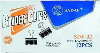 Binder Clips 12-Pieces, 32 mm Size