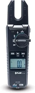 FLIR VT8-600 - جهاز اختبار الجهد والاستمرارية والتيار - 600 فولت/100 أمبير مع فك مفتوح، أسود