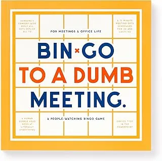 Bin-go To A Dumb Meeting Bingo book