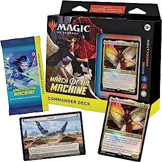 Magic: The Gathering March of the Machine Commander Deck - Divine Convocation (Collector Booster Sample Pack & Accessories)