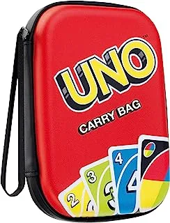 Theo Klein UNO: Carry Bag - Holds Uno Game Cards, Stow The Game Instructions in The Mesh Compartment, Sturdy Zip Up Case