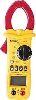 Sperry Instruments DSA600TRMS 12 Function True RMS Digital Clamp Meter, Yellow