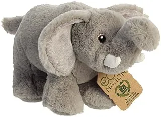 AURORA, 35002, Eco Nation, Elephant, 10.5In, Soft Toy, Grey