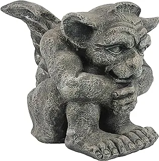 Design Toscano CL0883 Emmett the Gargoyle Gothic Decor Statue, Small 10 Inch, Single